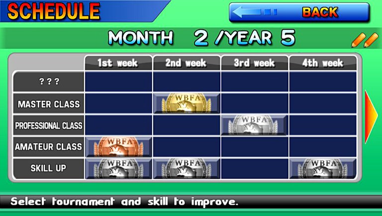 Four challenging game modes