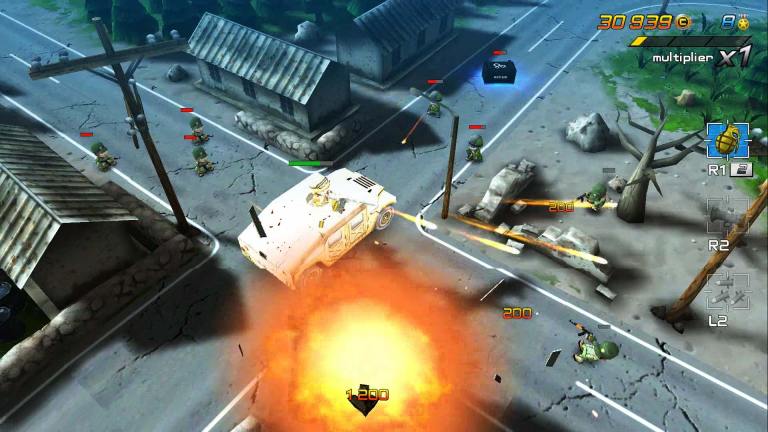 An epic bite-sized arcade shooter